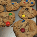 cookies on a baking sheet