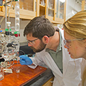 researchers in a lab