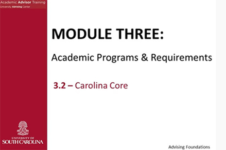 Carolina Core Overview youtube video