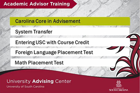 Carolina Core in Advisement Youtube Video