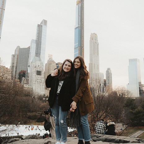 pre-pandemic in Central Park