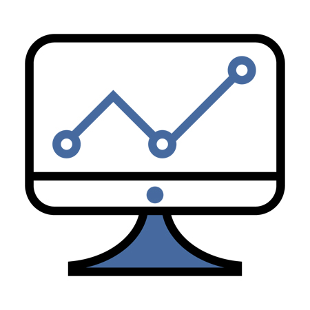 Digital dashboard icon