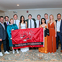 group photo from wedding of Rory Silverman and Pooja Subramanian