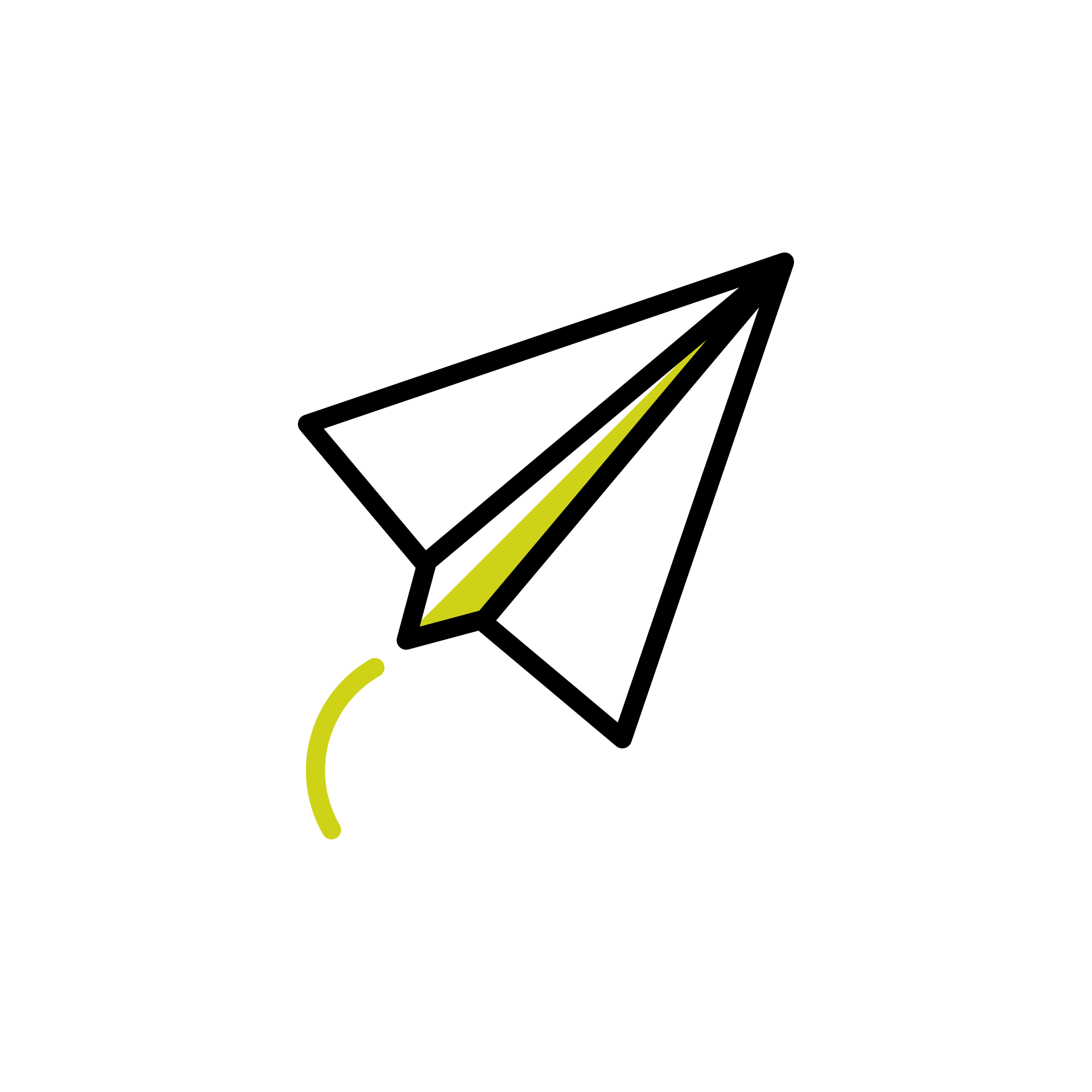 paper airplane icon
