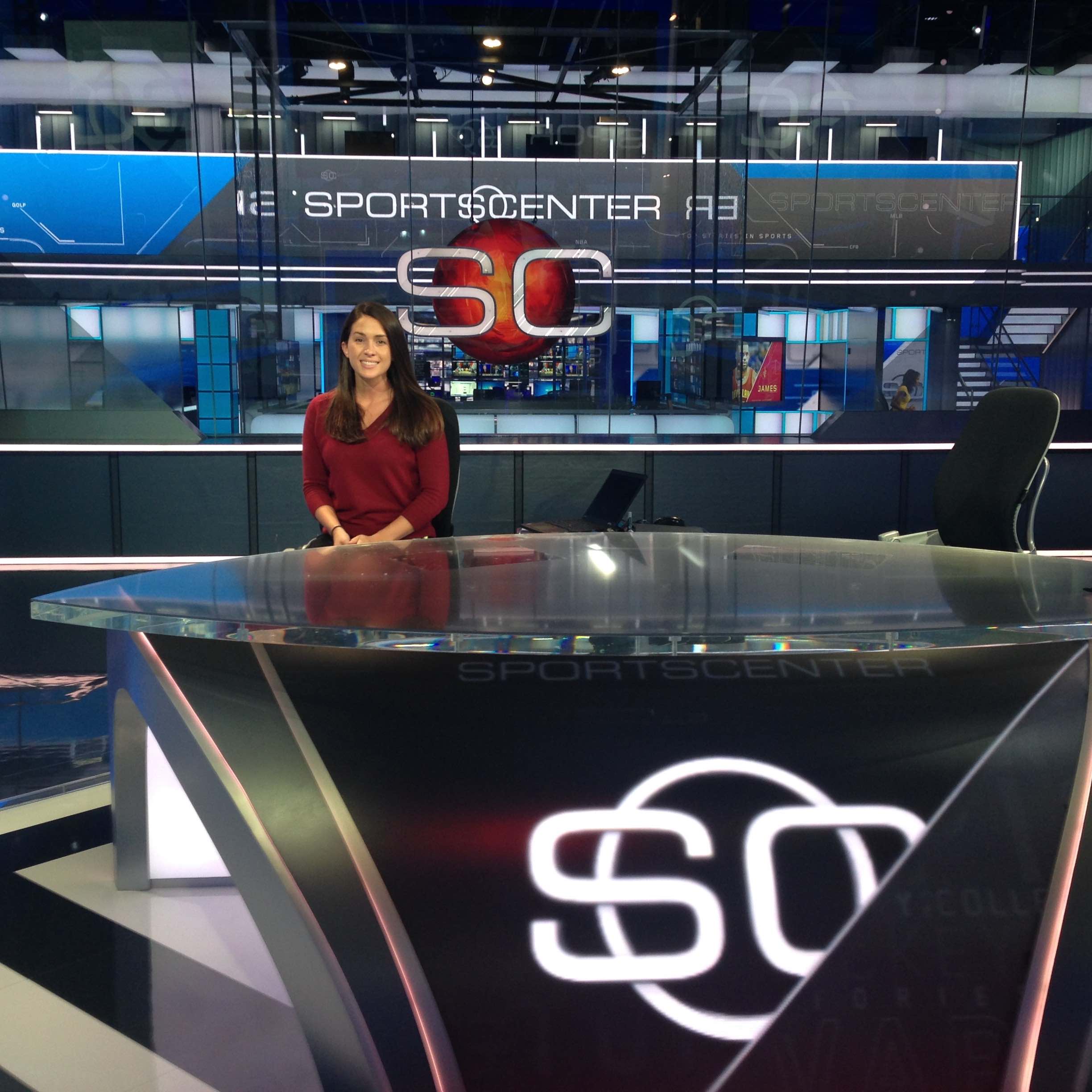 PR graduate and senior publicist Kimberly Elchlepp at ESPN